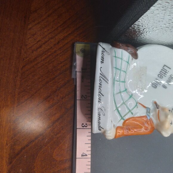 Vintage Naked Lady Porcelain & Celluloid Clown Bottle Stoppers & Bottle - Picture 14 of 14